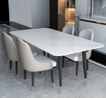 4 Seater Marble Dining Set - Image 9